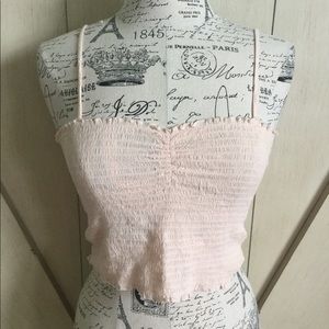 🎀🎀 Aerie Sweetheart Baby Pink Stretch Top 🎀🎀